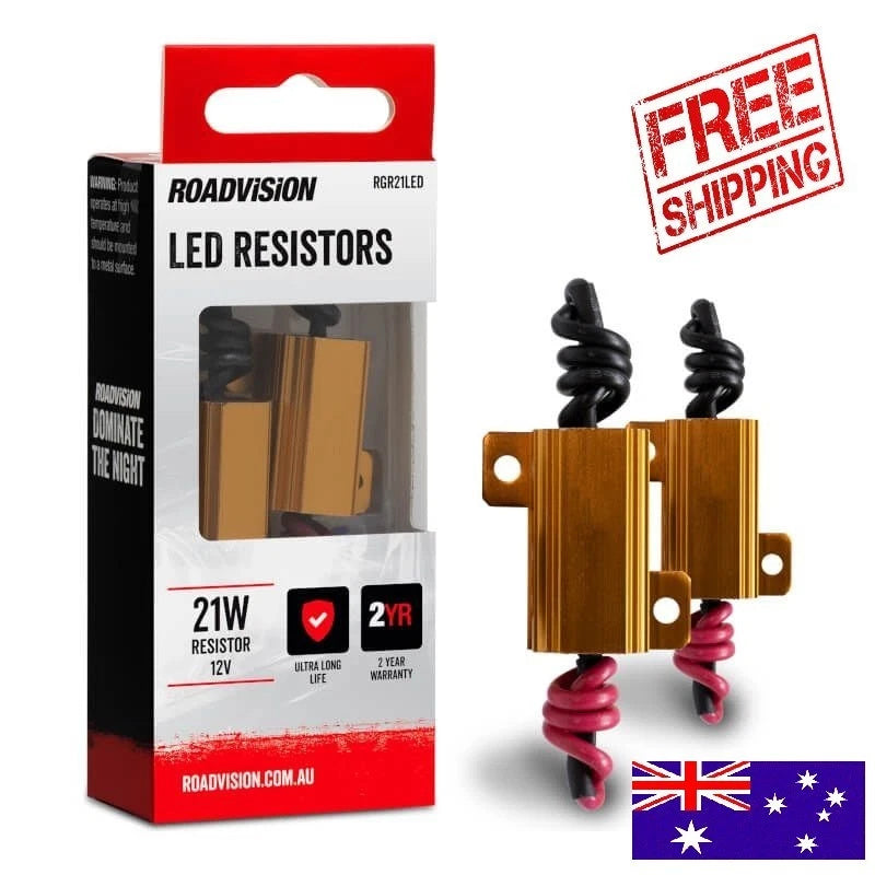 Roadvision Load Resistor 12V 21W 2PK