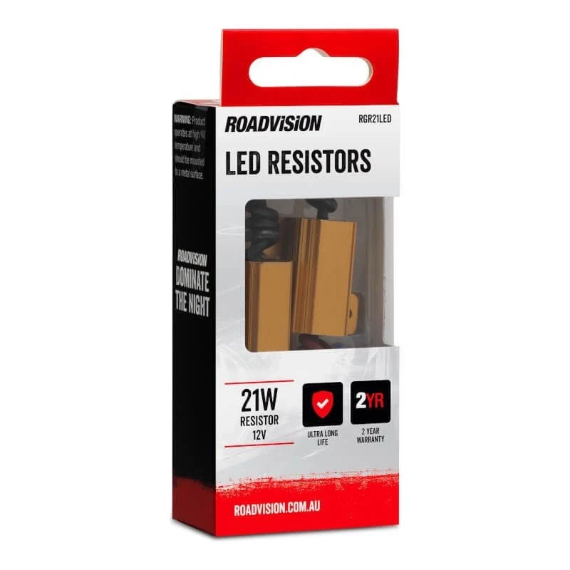 Roadvision Load Resistor 12V 21W 2PK