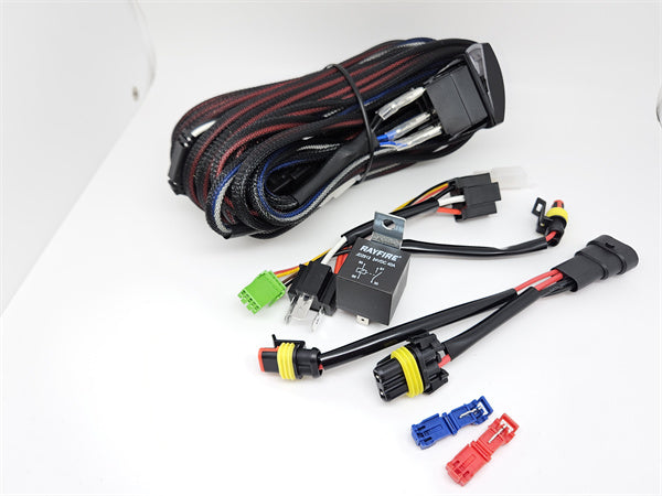 Roadvision’s GEN2  LED Driving Lights Wiring Kits Wire Harness Plug & Play 12/24V Switching with H4 & HB4 Piggy Back Connectors