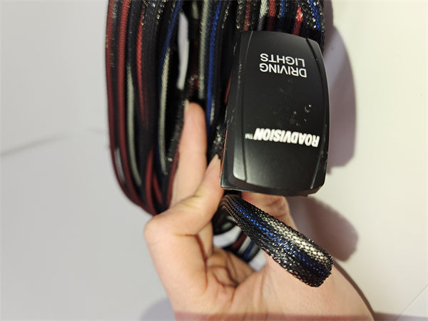 Roadvision’s GEN2  LED Driving Lights Wiring Kits Wire Harness Plug & Play 12/24V Switching with H4 & HB4 Piggy Back Connectors