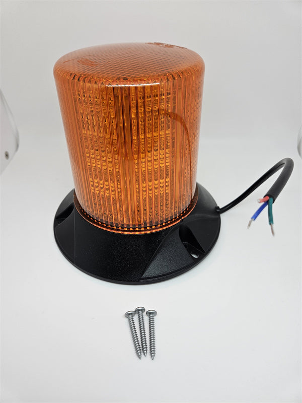 Roadvision LED Beacon Revolver 10-30V Amber Fixed Mount 28W 5 Functions SAE Clas