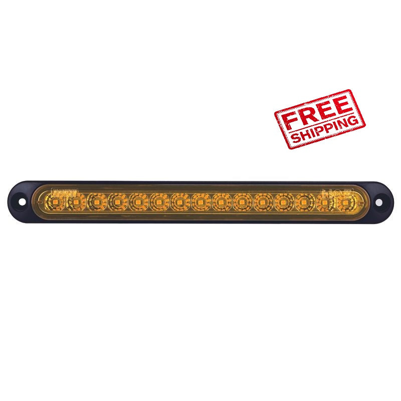Roadvision LED Rear Indicator Lamp 10-30V 15 LED Strip Surface Mount 252x28mm