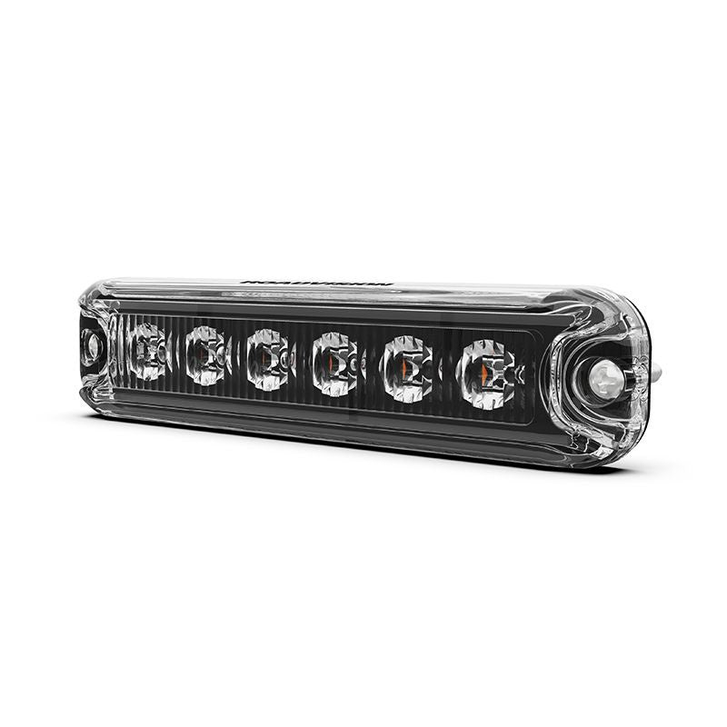 Roadvision LED Strobe Module Amber 10-30V 18W 18 Flash Pattern 6 LED Synchronizable SAE C1