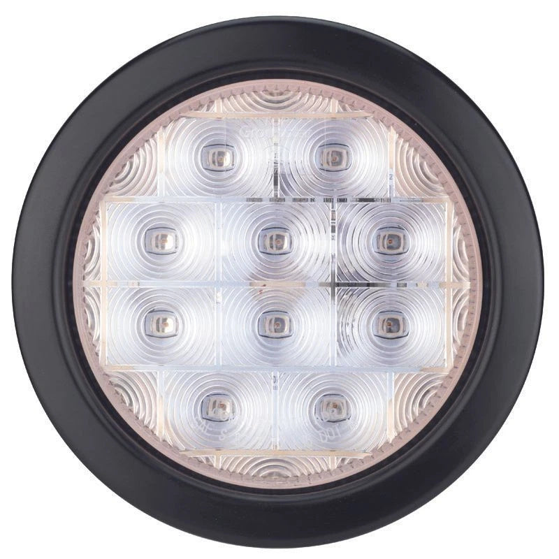 Roadvision LED Stop/Tail Lamp 4in Round 10-30V Grommet Mount Includes Grommet