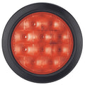Roadvision LED Stop/Tail Lamp 4in Round 10-30V Grommet Mount Includes Grommet