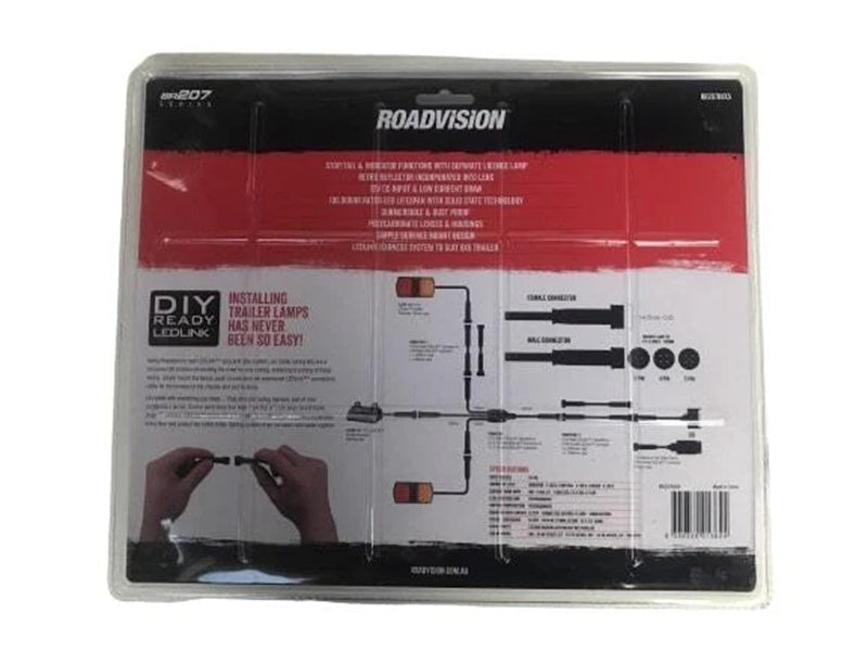 Roadvision BR207K8X5 12V LED Trailer Light Kit 8x5 Plug & Play