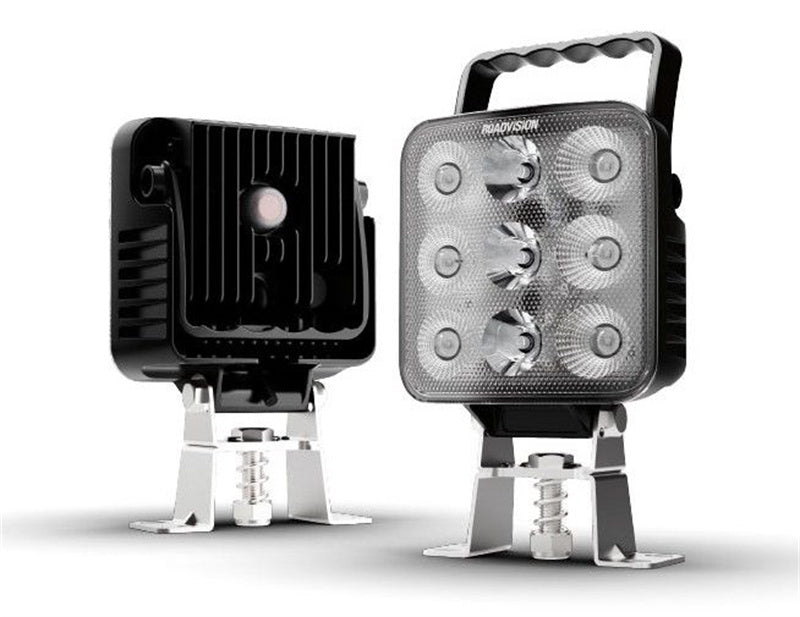 Roadvision LED Square Work Light 80° Wide Combination Beam with Handle & Switch 9-36V IP69K