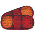 Roadvision LED Rear Combination Lamp 12V Stop/Tail/Ind/Ref Submersible 162x80mm Twin Pack