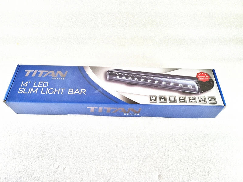 Titan Lighting 14" LED Slim Light bar, 60w Combo beam LV9111 LED Light Bar