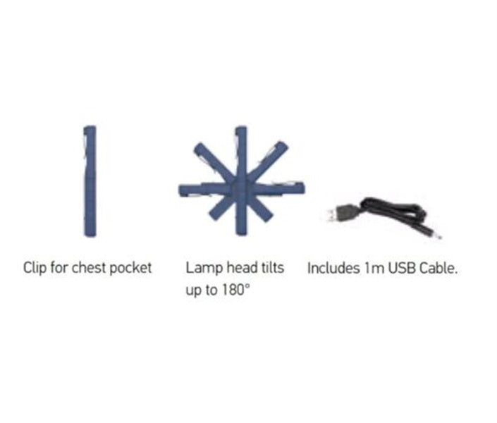 Led Inspection Light Scangrip Unipen GEN II Rechargeable 2.5 Hours Run
