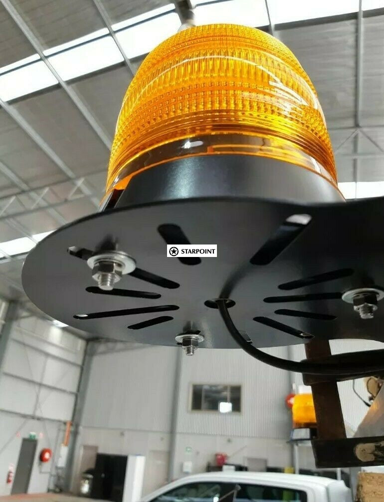 Amber Rotating Beacon Mounting Bracket Universal 180mm x 180mm ...