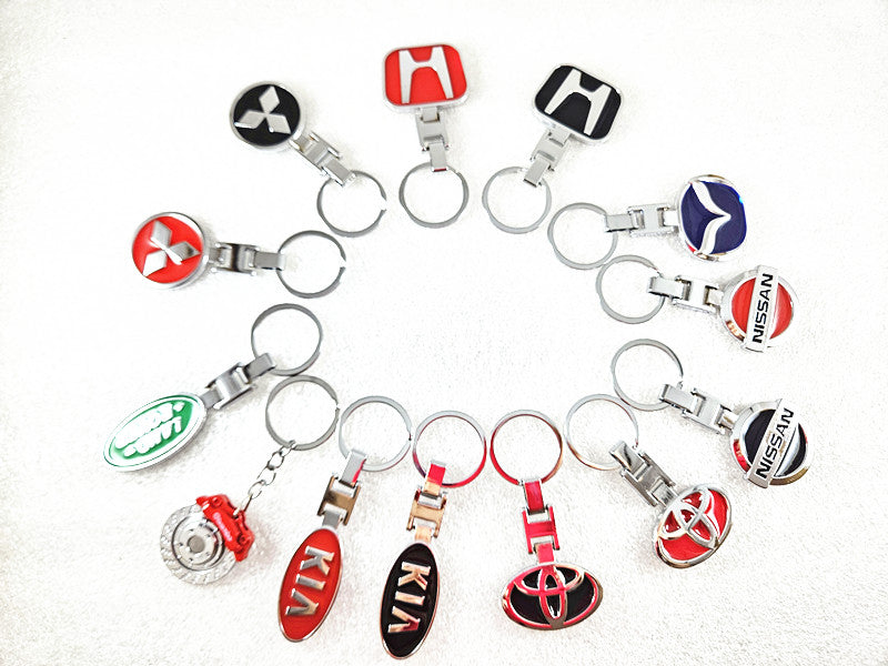 Quality Key chain Double sided  KIA, Mitsubishi, Honda, Land Rover, Nissan, Toyota, Ford, Mazda Keyring