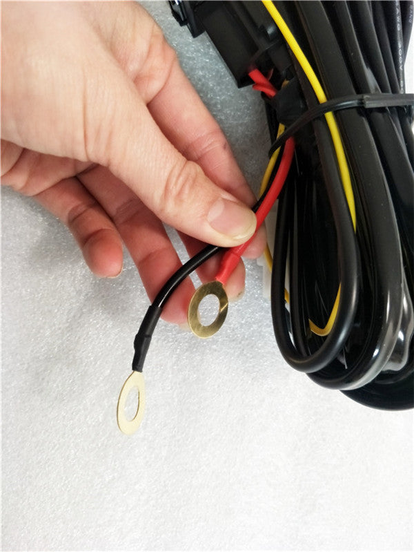 LED light bar wire harness Kit With Switch relay for drving light Bar 12V 40A