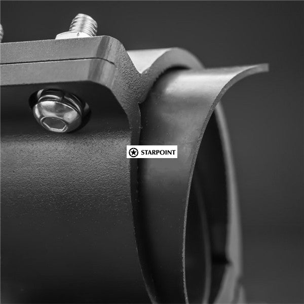 Pair Tubular Bull Bar Mounting Clamps 66-71mm for LED Light Bar & Work Light Mounting Brackets