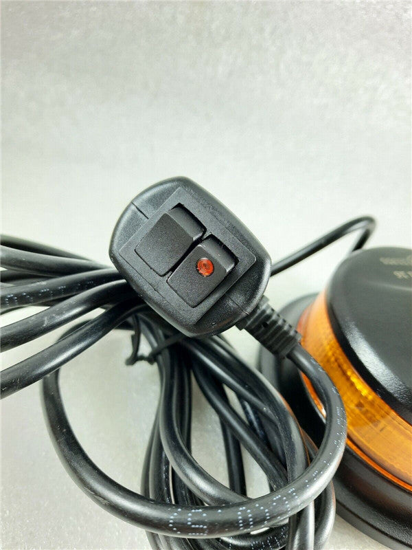 OEX LED Amber Beacon Class 1 Multivolt Low Profile Magnetic Base 12v 24v