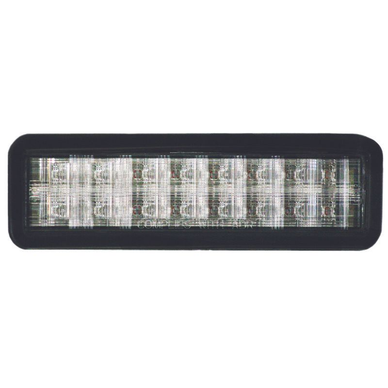 Roadvision Front Bullbar LED Indicator & Park lamp Rectangle Amber White 10-30v
