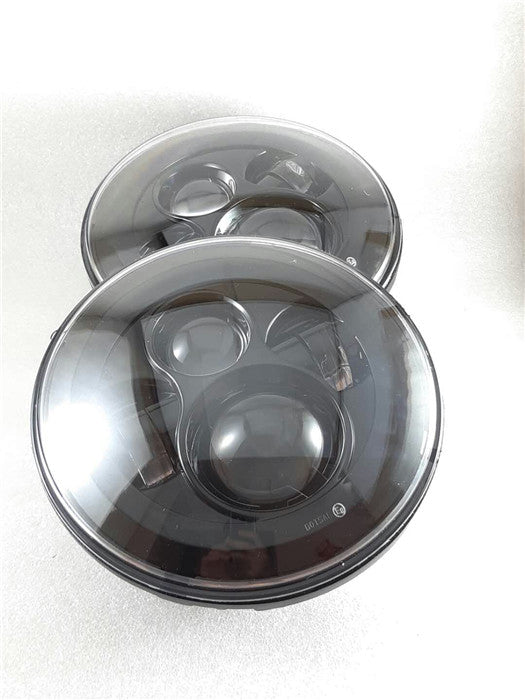 Pair GQ Patrol 7 Inch LED Headlights New Projector Lens for Holden H series,Jeep 4x4, Motorcycle, Truck
