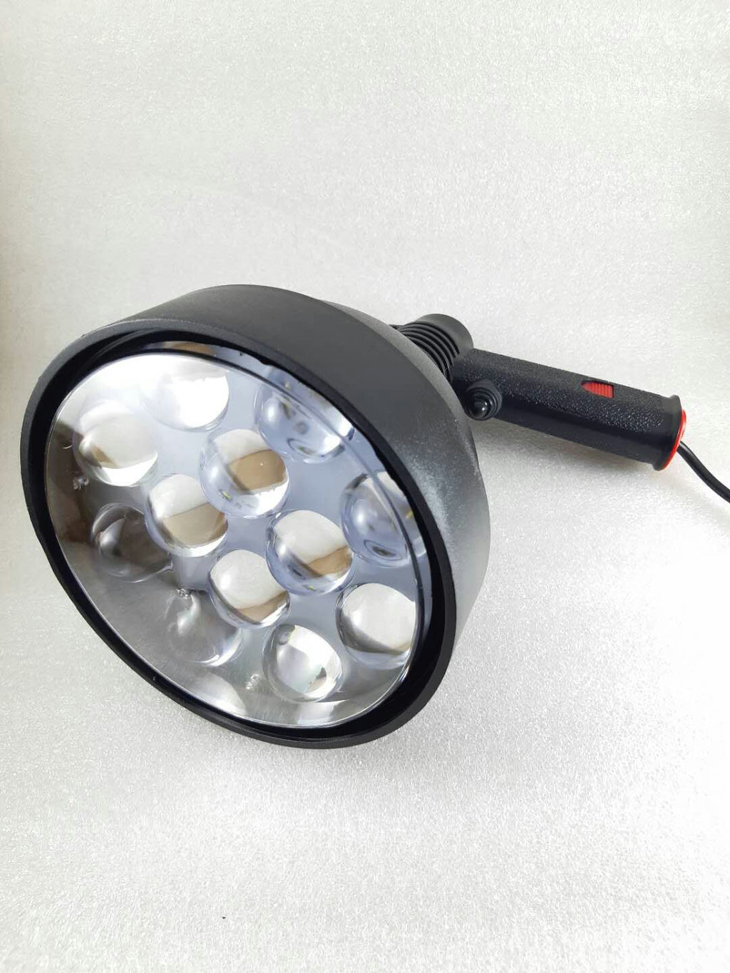 12v Spotlight LED Handheld Spotlight 150mm 60w, 4500 Lumens Hunting Spotlight