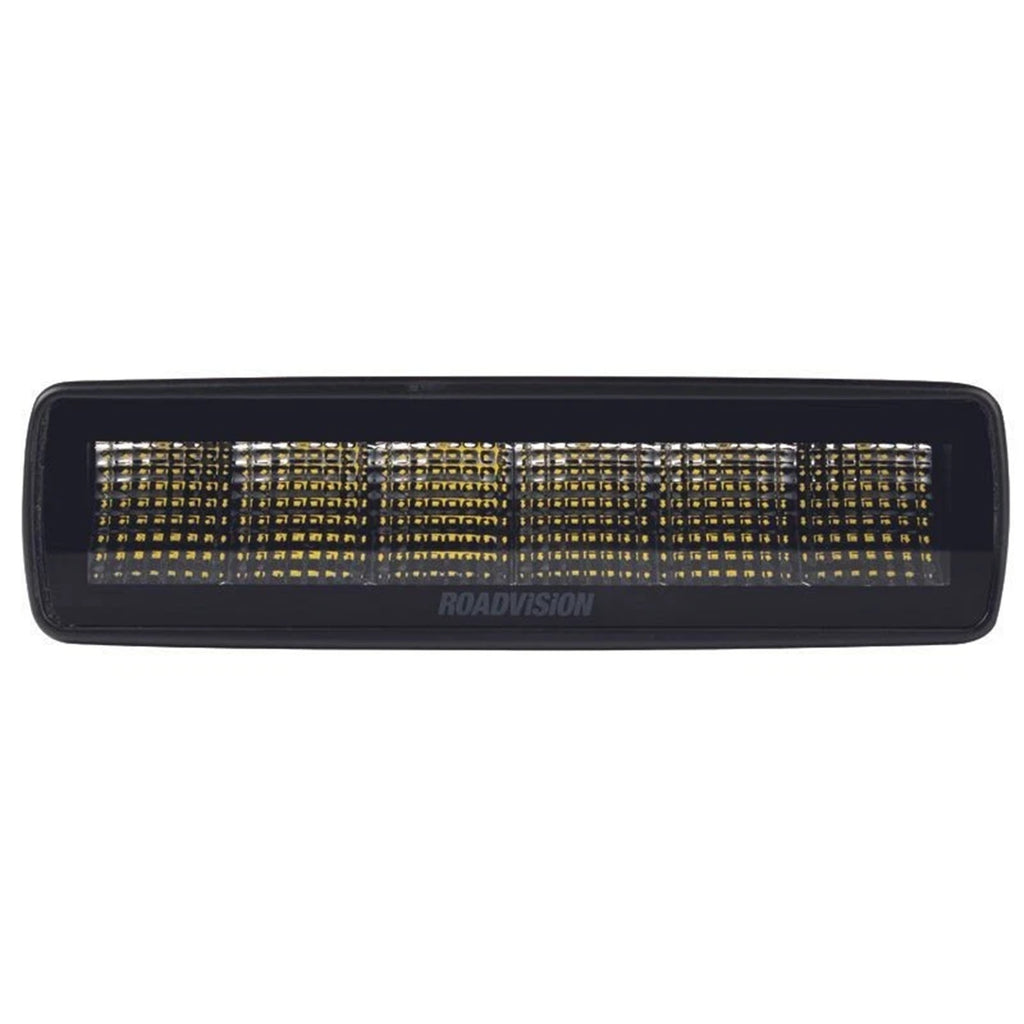 Roadvision LED Work Light Rectangular 10-30V 6x5W 35W 1975lm Flood Beam Stealth