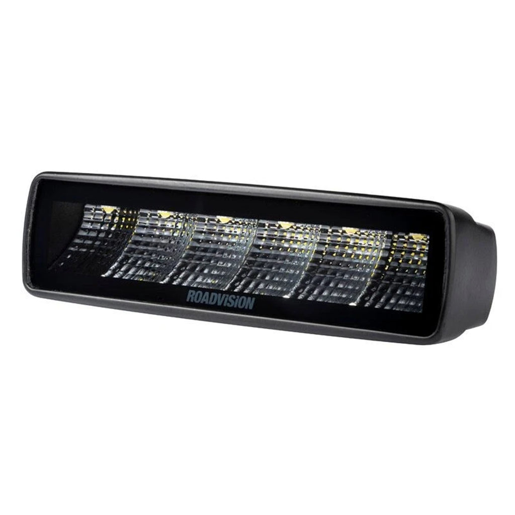 Roadvision LED Work Light Rectangular 10-30V 6x5W 35W 1975lm Flood Beam Stealth