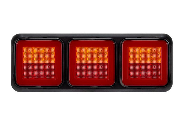 Roadvision LED Rear Combination Lamp 10-30V Stop/Tail/Ind x3 Glow Park 274x100mm
