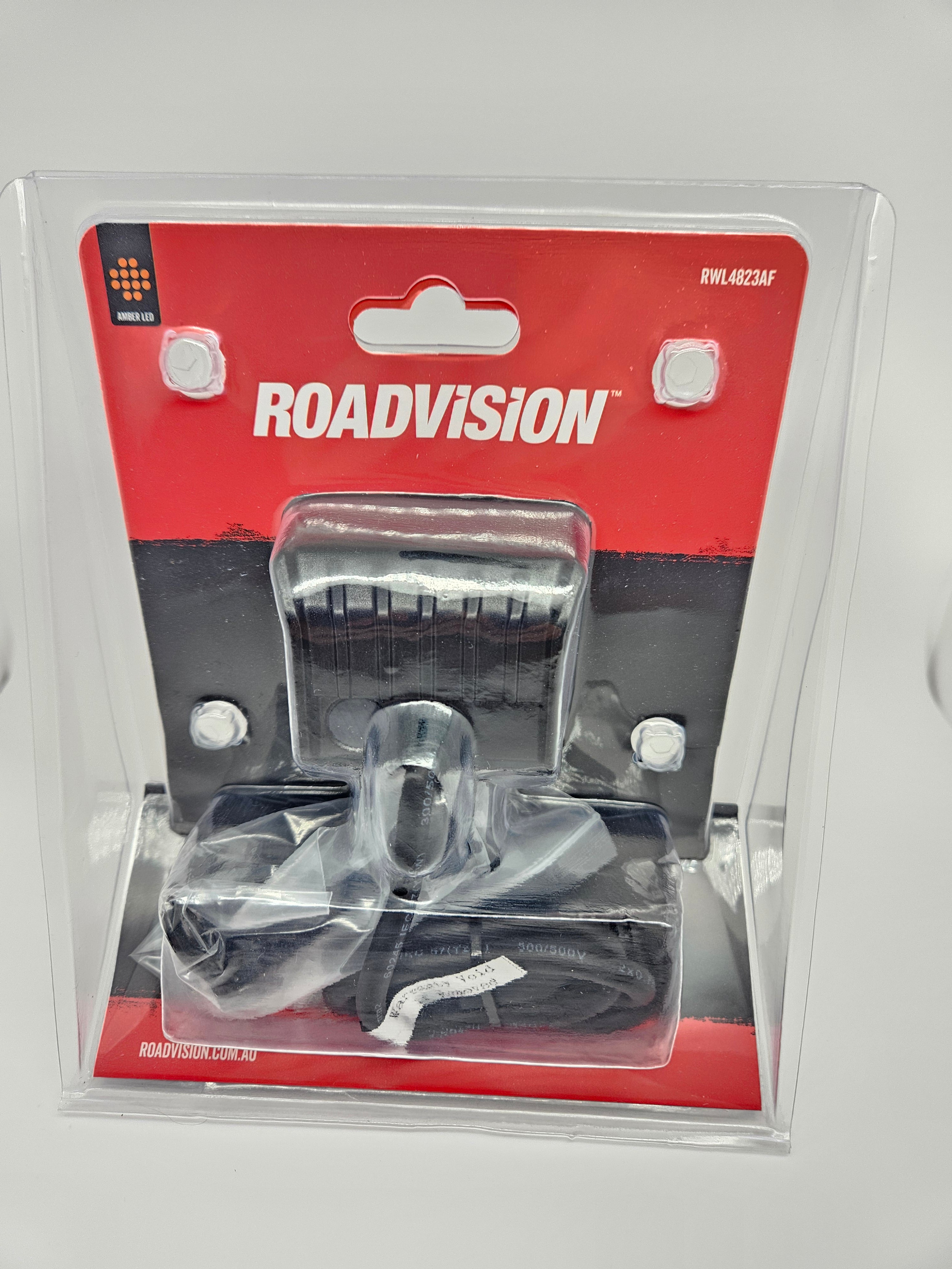 Roadvision LED Work Light Square 10-30V 4x4W 18W 551lm Flood Beam IP67 Amber