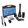 T70 Kit LED Tactical Hunting Flashlight, LED Hunting Torch 1km beam distance