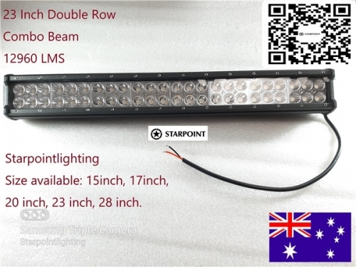 23 inch LED Light Bar Double Row Flood Spot Combo Beam 4X4 Offroad Light Bar