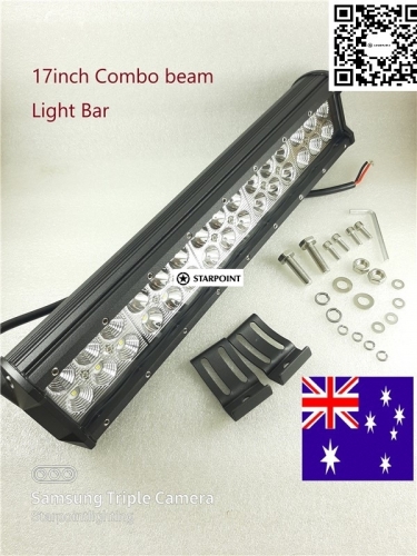 17 Inch LED Light Bar Dual Row Combo  beam Offraod Lights for TRUCK, SUV, UTE, ATV