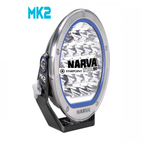 Ultima180 MK2 LED Driving Lamp Satin, Narva LED Driving Light 180